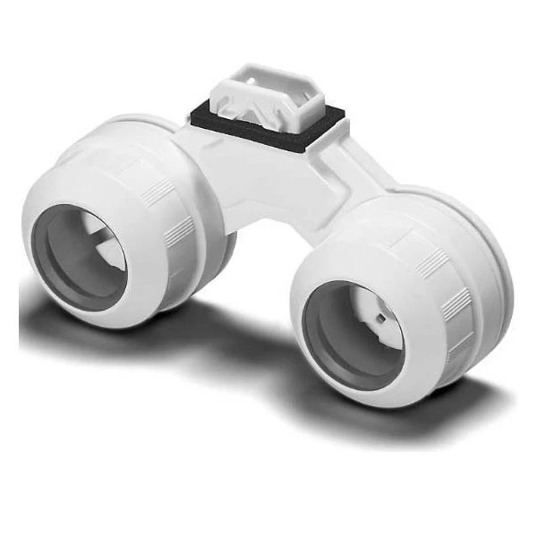 10 Pezzi Houben Doppia Versione G13 108978 Bianco Portalampada Plastica