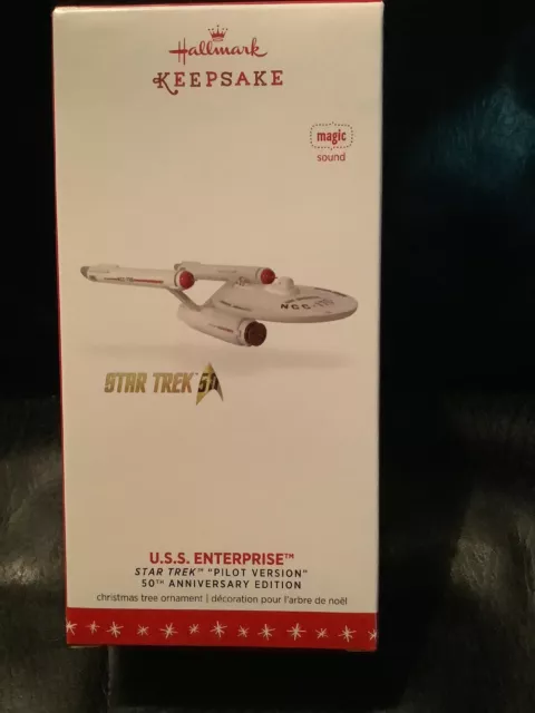 2016 NYCC Exclusive Hallmark Star Trek Enterprise Pilot Version Ornament