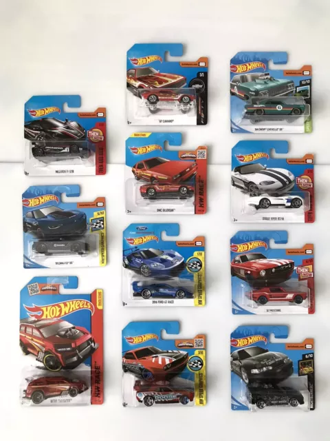 🆕 Sealed 8 HOT WHEELS CUSTOM & SPECIAL EDITIONS COLLECTION -DECAL CARS Bundle