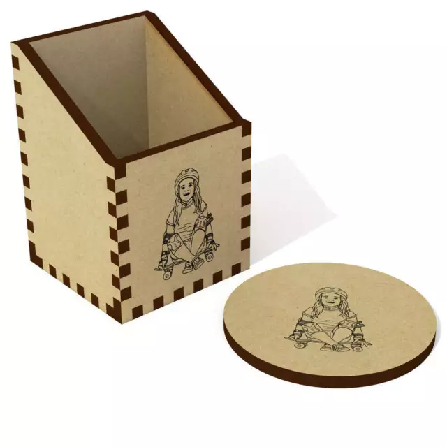 'Skater Girl' Desk Tidy / Pencil Holder (DT00107526)