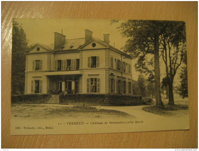VERNEUIL CHATEAU VON Vernouillet Castle Post Card Côtes D'Armor France