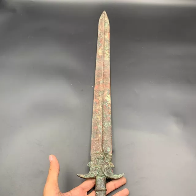 Antique Chinese Ancient Bronze Sword, Wonderful Chinese Antique Sword