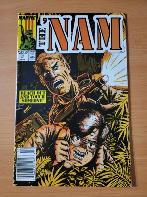 The 'Nam #35 Newsstand Variant ~ NEAR MINT NM ~ 1989 Marvel Comics