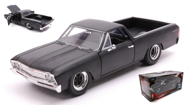 Jada Toys Chevrolet Impala 1961 Rossa – Miniatura 1:32 Con Figura, Collezione Hollywood Rides
