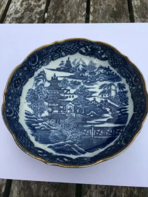 Late 18th Century/early 19th Blue and White Saucer Great Survivor.