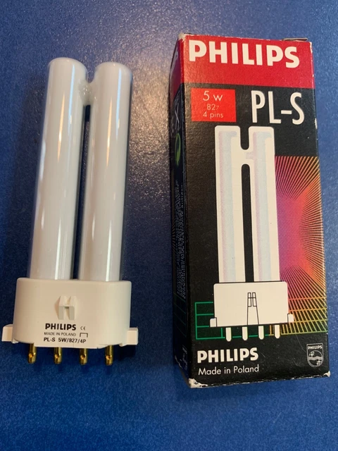 Ampoule Fluocompacte GE 2D F38W2D/835 POLYLUX – 38W, 4 Broches, 3500K, Neuve