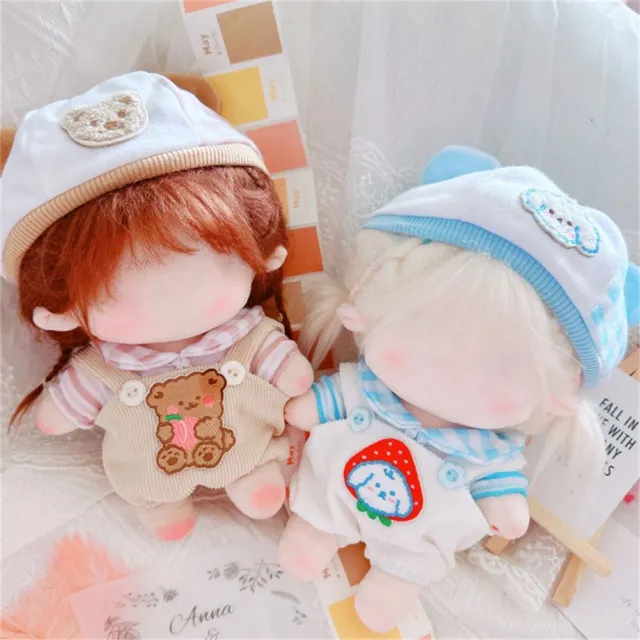Handmade Plush Doll's Clothing DIY Toys Gift for 20cm Idol Doll Baby