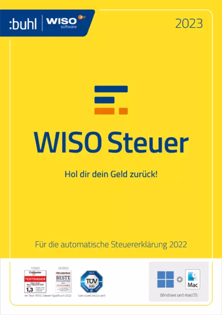 Download-Version WISO Steuer 2023 ACHTUNG für die Steuererklärung 2022