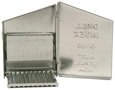 Huot 10400 Drill Bit Case,Jobber Length,Steel