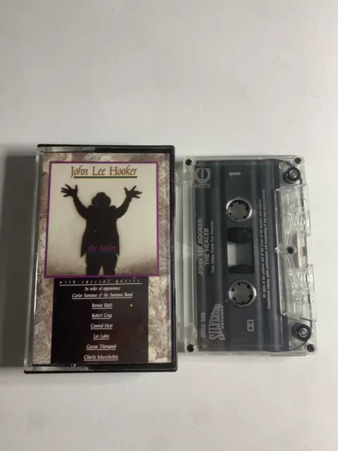 John Lee Hooker "The Healer" Tape Cassette *Silvertone OREC 508* 1989