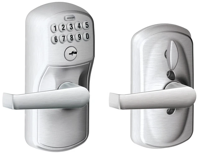 Schlage FE595CSV PLY/ELAN Keypad Lock with Flex-Lock Metal Satin
