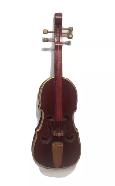 Vintage Miniature Violin Viola Bass Cello Decoration Wall Hanging Wood 14” X 5”