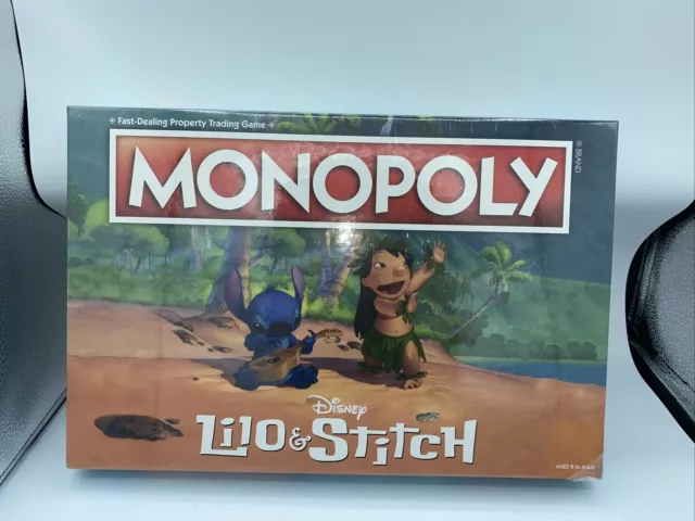 Disney Lilo & Stitch Monopoly Board Game
