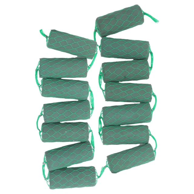 Magideal Mattone Di Schiuma Floreale Per Fiori Secchi - 23x11x7,5 Cm - Verde - Base Per Composizioni E Decorazioni