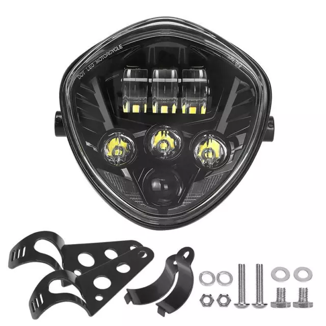 Motorcycle LED Headlight Projector W/ Brackets For Aprilia ETV1000 Mana 850