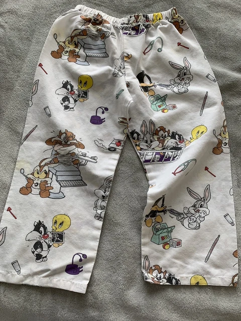 Vintage Looney Tunes Pants Kids 1980s-90s Size Medium