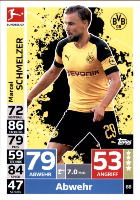 Topps Match Attax 18/19 - 68 - Marcel Schmelzer