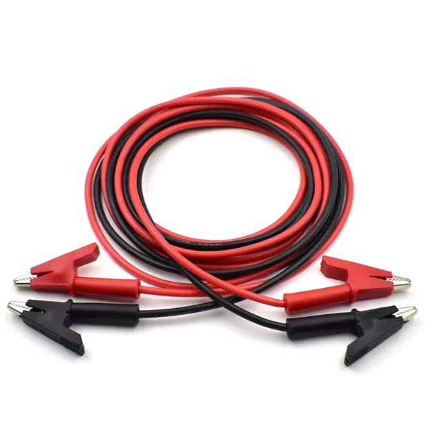 Messleitung 14 AWG 2 St??ck Drahtkabel Krokodilklemmen Leitungen Rot/schwarz