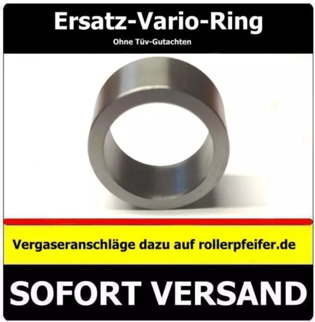 Mofadrossel Tuning-Distanzring auf  30-35 Km/H Honda Sym Kreidler PGO Sachs Rex