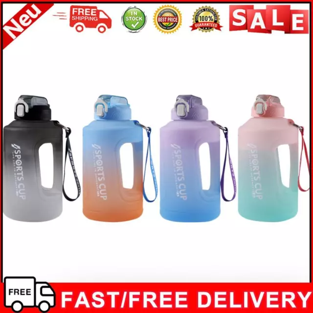 Plastic Water Bottle Outdoor Gym Fitness Sports Leakproof Drinking Frosted Cup