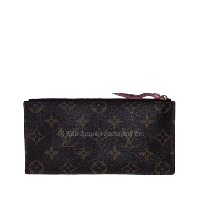 Authentic Louis Vuitton LV Monogram Logo Pink Felicie Pochette Insert Case Pouch