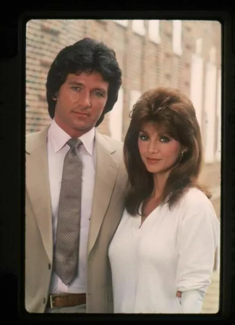 Dallas Patrick Duffy Victoria Principal Original 35mm Transparency Stamped Mount