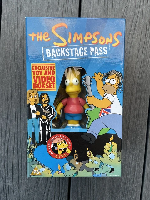 Simpsons Rarest Simpsons Toy THE SIMPSONS VHS Exclusive Bart Simpson Toy And Video BOXSET Backstage ...