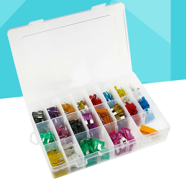 220 Pcs kit fusible tube plastique Fusible De Voiture Tube De Verre
