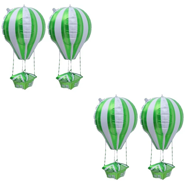 4 Pcs Balloon Aluminum Foil Baby Hot Air Decoration Classroom Decorations
