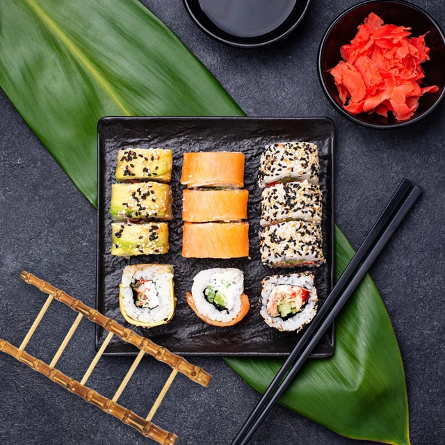 Tapis Bambou Pour Sushis – Lot De 100, Naturel, Réutilisable - 11
