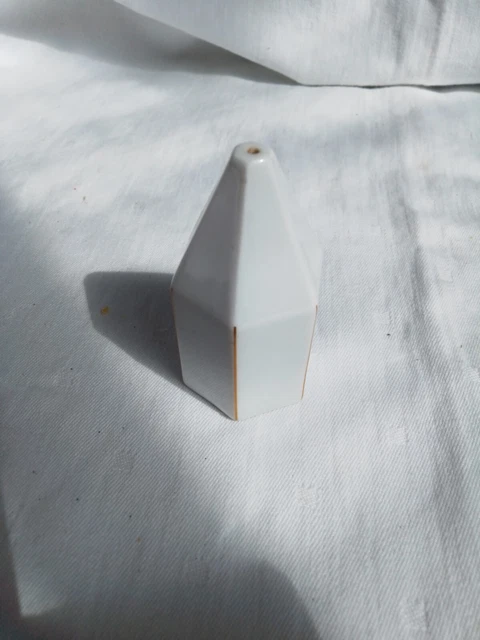 Pfefferstreuer Rosenthal Studio Polygon weiß mit Gold