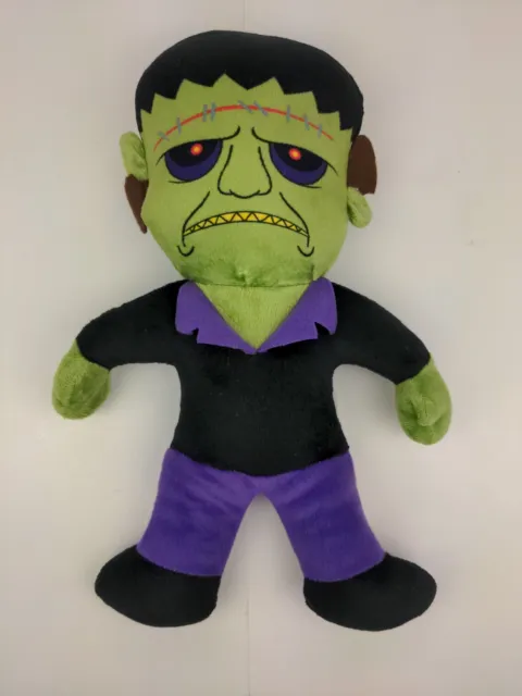 Frankenstein 13" Plush Monster Purple Black Green Halloween Stuffed Toy Error