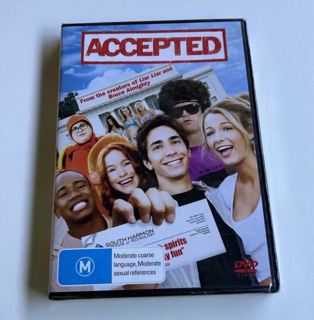 Accepted DVD 2006 NEW & SEALED Justin Long Region 4 FREE POSTAGE