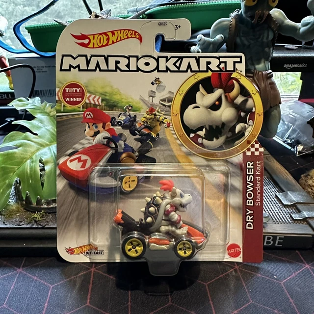 2022 HOT WHEELS Mariokart Dry Bowser Standard Kart NIB Mario Kart Cars