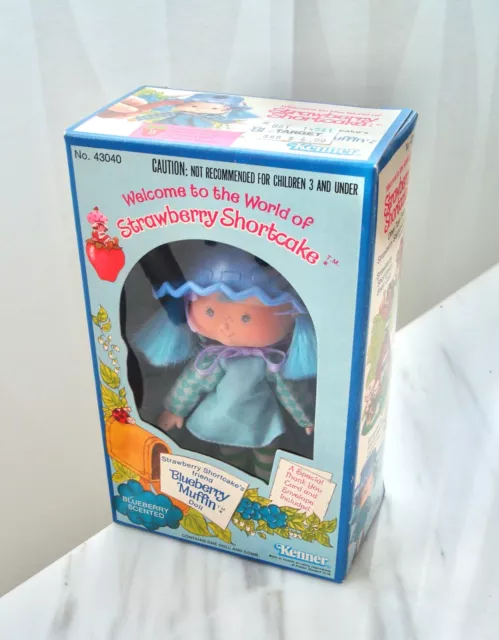 SEALED New-in-Box Vintage 1980 Blueberry Muffin Strawberry Shortcake Friend Doll