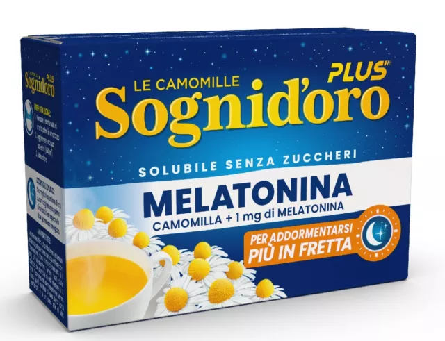 Camomille Sogni D'oro Plus Star Infusion Tisane The Aide Dormir Avec Melaton. 16