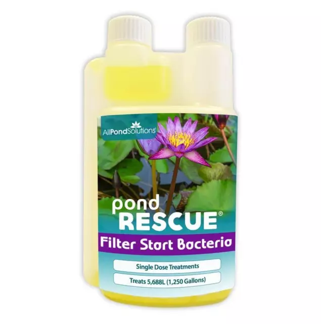 All Pond Solutions Pond Rescue Filter Start Bacteria Boost Treatment Fish Safe