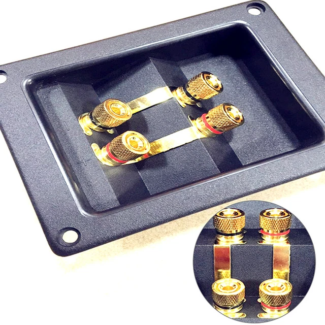Terminal Cup Connector 266 Parts Express Gold Banana Jacks Recessed Speaker BYA