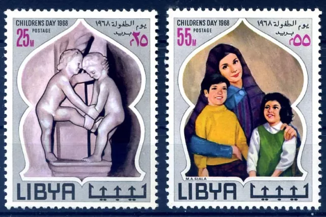 Libia Regno  1968  Giornata Del Fanciullo - Serie  **