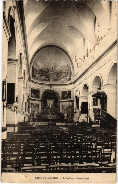 CPA AK Choisy le Roi L'Eglise, interior FRANCE (1282478)
