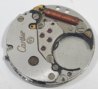Cartier Mouvement Cartier Seven 7 Bijoux 90 Quartz Non Fonctionnant pour Rechange 