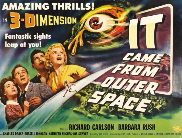 3360.It came from Outer Space Horror movie film POSTER.Home Room Art decorate