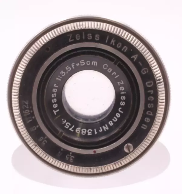 ZEISS TESSAR 3,5/50 FÜR CONTAX I   .FÜR BASTLER , FOR REPAIR- SHC Art.763659