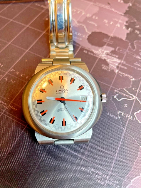 1970'S VINTAGE OMEGA Geneve Dynamic Automatic Racing Dial Watch £575.00 ...