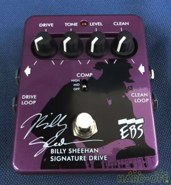 EBS Billy Sheehan Signature Drive Bass Distortion Pedal used