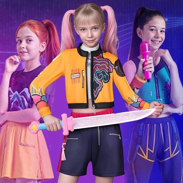 kpo p dem on hunters , Mira Zoe y rum i Prop per Korean Idol Movie, kpo p dem sulle armi dei cacciatori, Accessorio Fantasy, Costume di Halloween, Film da collezione, Anime