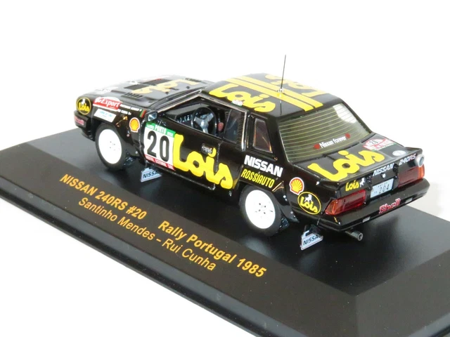 Maquette Beemax 1/24 Nissan 240 RS – Rallye Portugal 1985, Décalques Reji