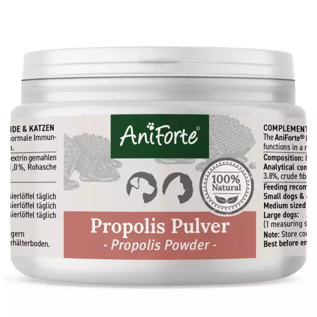 AniForte Propolis Pulver für Hunde - Immunsystem stärken, Fell & Haut