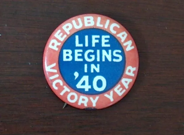 campaign pin pinback button political badge election LOCAL ADVERTISING