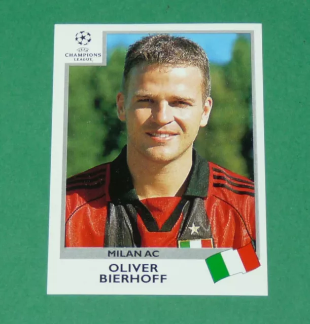 N°303 Bierhoff Rossoneri Ac Milan Panini Football Champions League 1999-2000